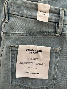 Good American good legs flare